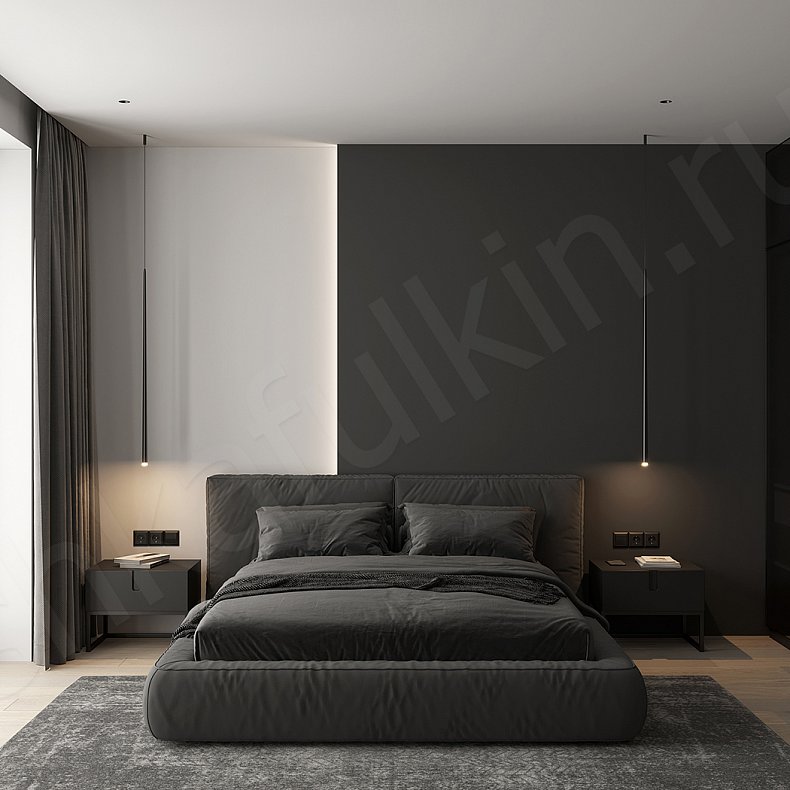 Изображение Гарнитур Кимоно Черный Современный 4х створчатые Спальня Для вещей 1