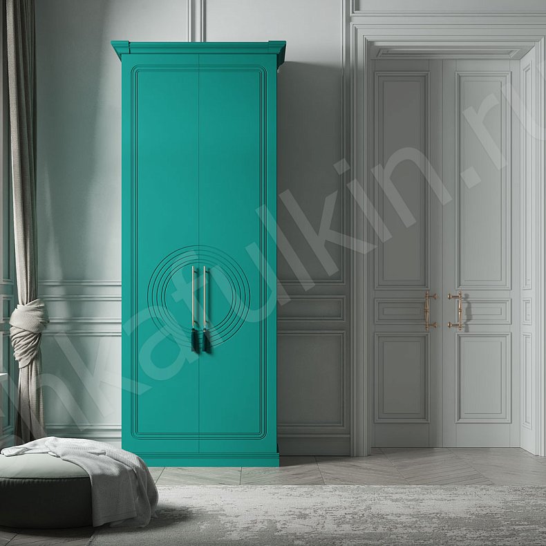 Изображение Шкаф Санмарино Лайт  Неоклассика 2х створчатые Гостиная  7