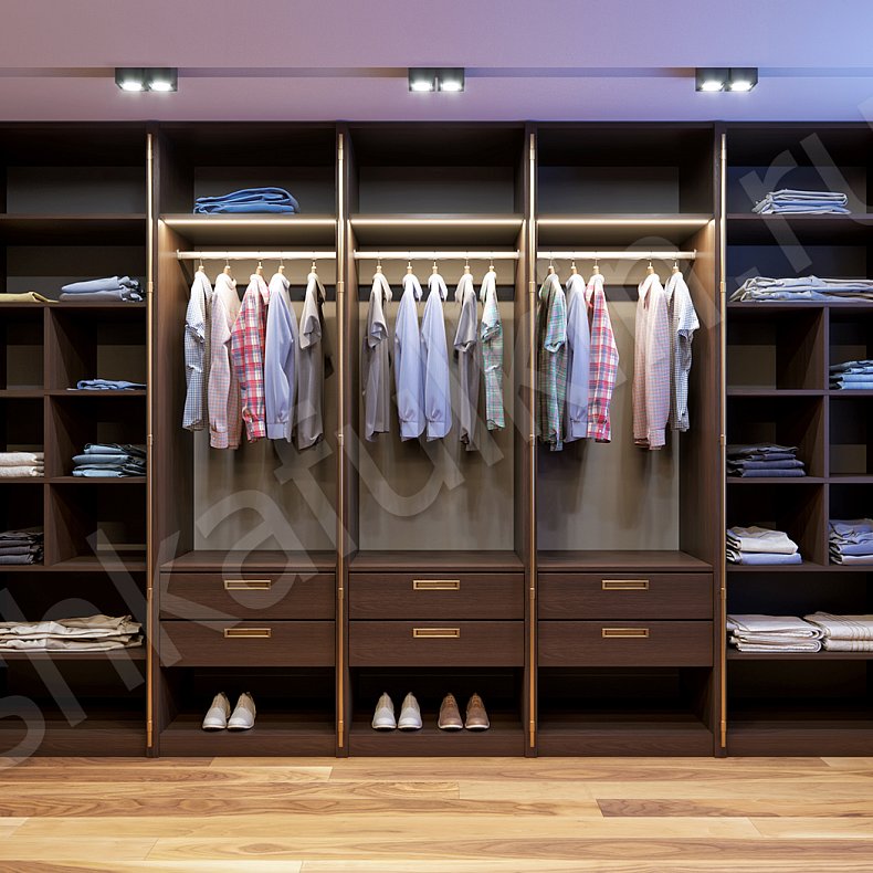 Гардеробная Монреаль Древесный   Гардеробная  3