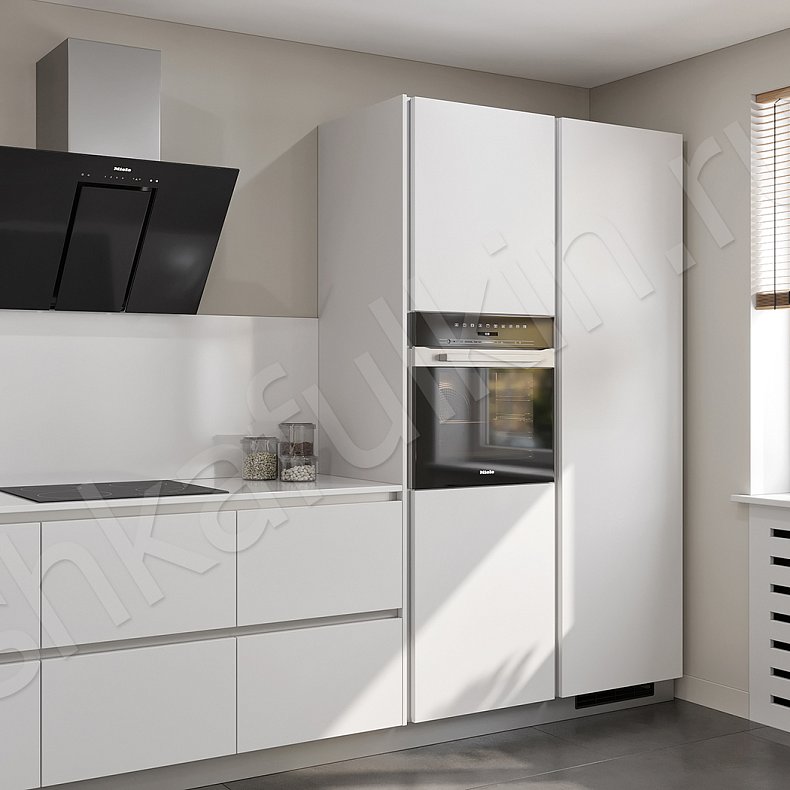 Изображение Кухня Кеплер Светлые Древесный Белый Современный   Для посуды Для декора 5