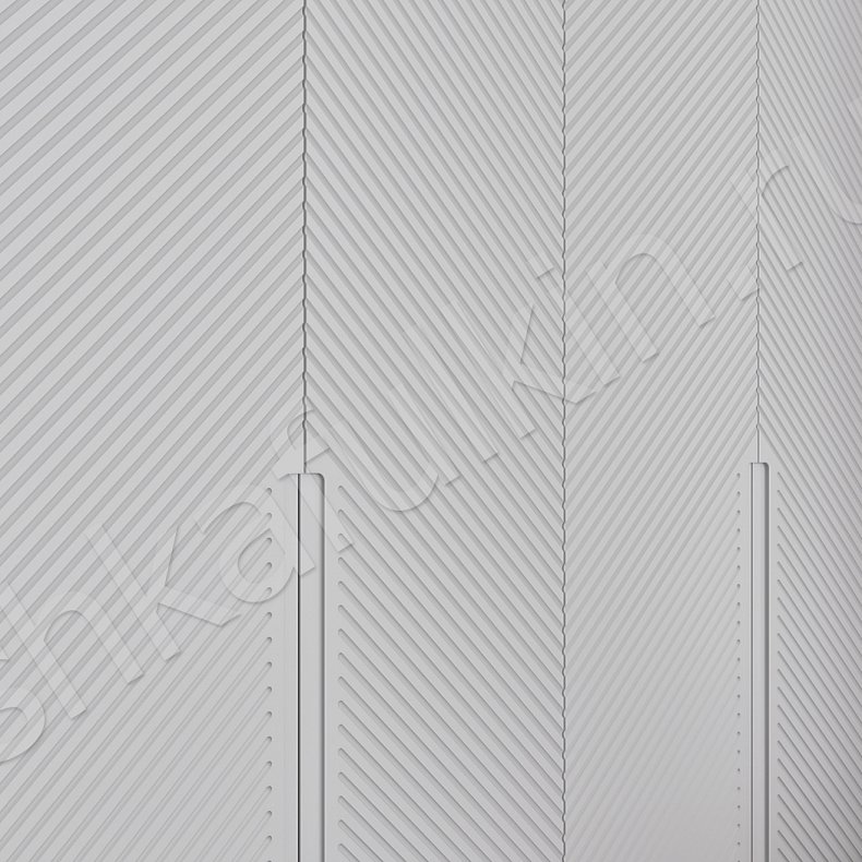 Изображение Шкаф Инкогнито Белый Черный Светлые Темные Минимализм 6и створчатые Спальня Для вещей 6