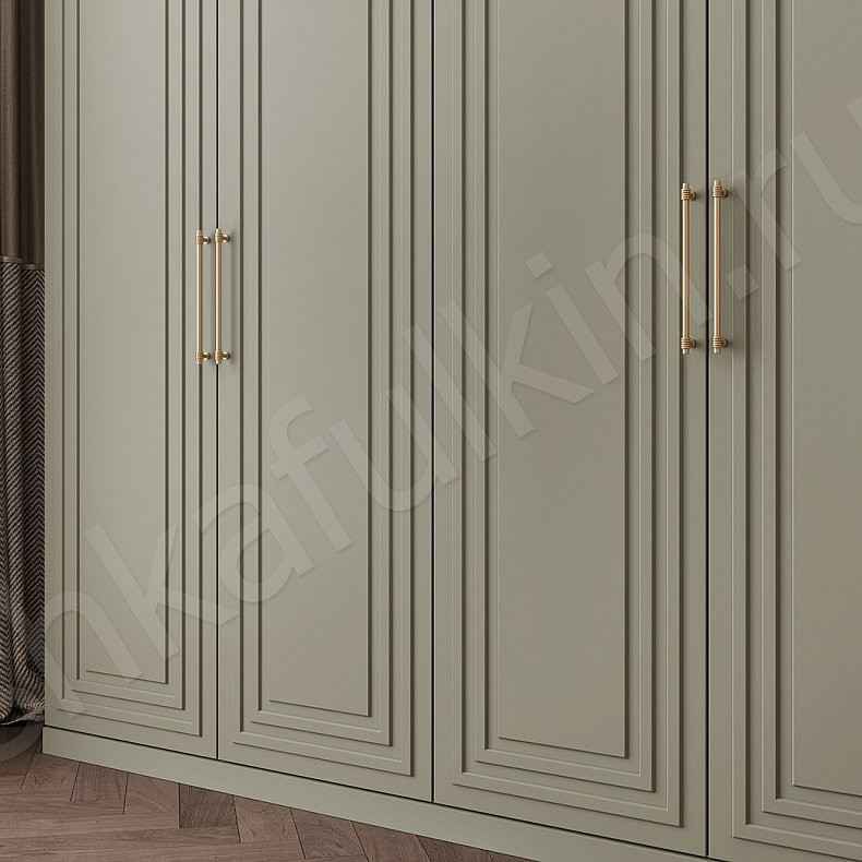 Шкаф Регби Светлые Модерн 4х створчатые Гостиная Для вещей 5