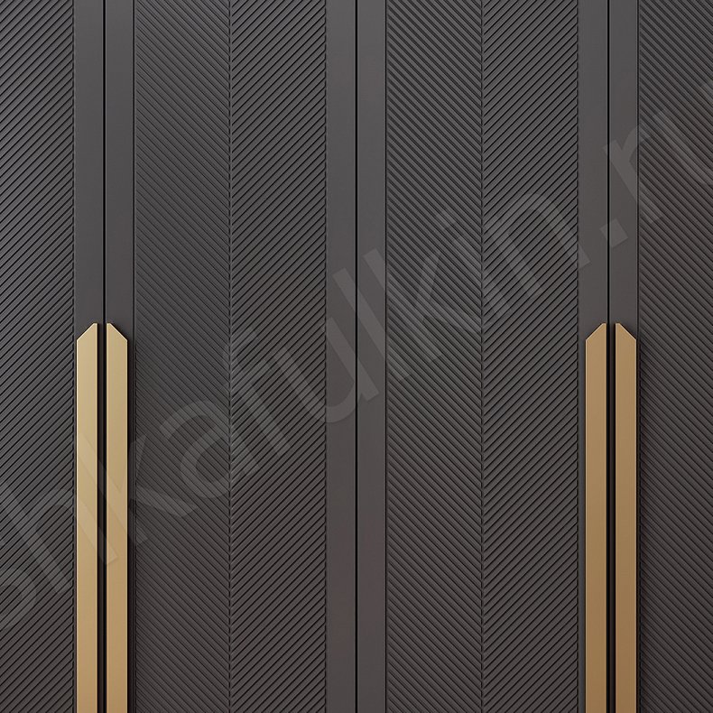 Шкаф Анабэль Белый Черный Светлые Темные Неоклассика 4х створчатые Гостиная Для вещей 7