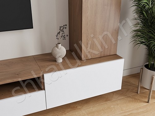 Изображение цвета Стенка Вуди  Скандинавский   Под ТВ