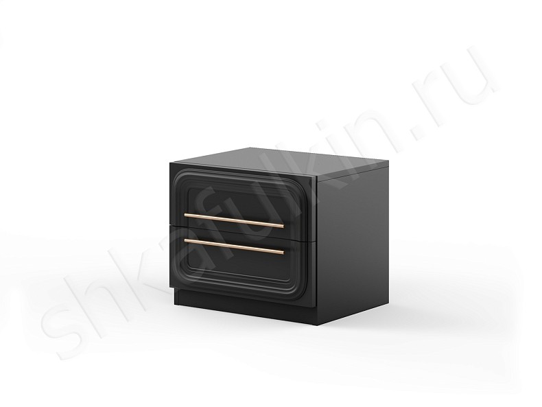 Тумба прикроватная Санмарино Серый Белый Черный Коричневый Светлые Темные Зеленый Неоклассика 2х створчатые Спальня Для книг Для декора