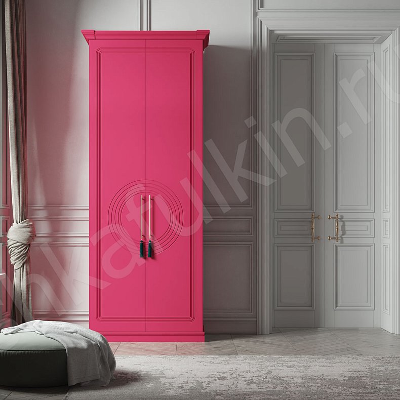 Изображение Шкаф Санмарино Лайт  Неоклассика 2х створчатые Гостиная  5