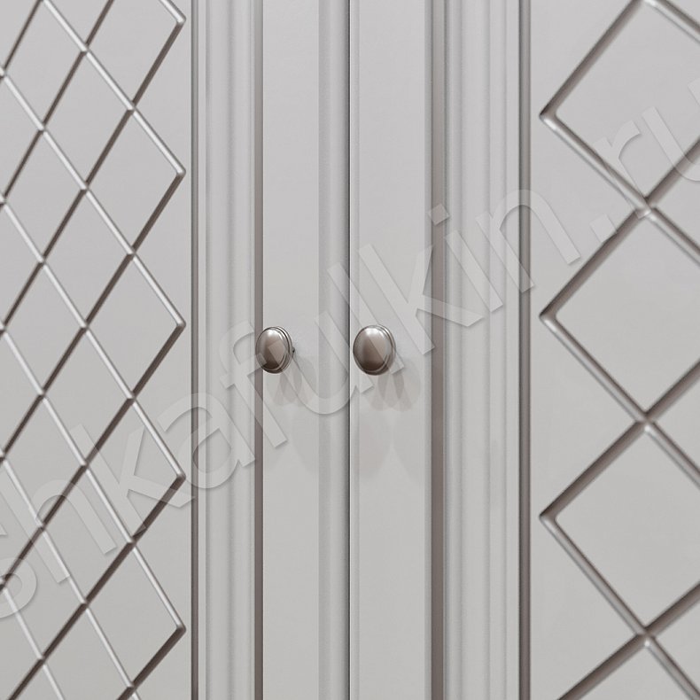 Прихожая Наоми Светлые Белый Классика 4х створчатые Прихожая Для вещей 5