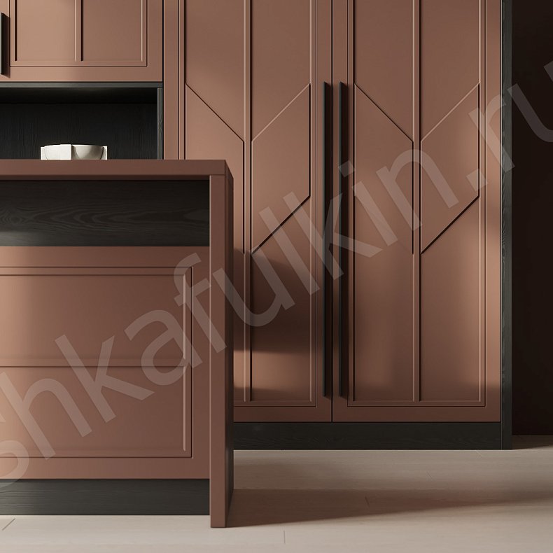 Изображение Кабинет Урман Древесный Современный 2х створчатые Гостиная Для вещей Для книг 4