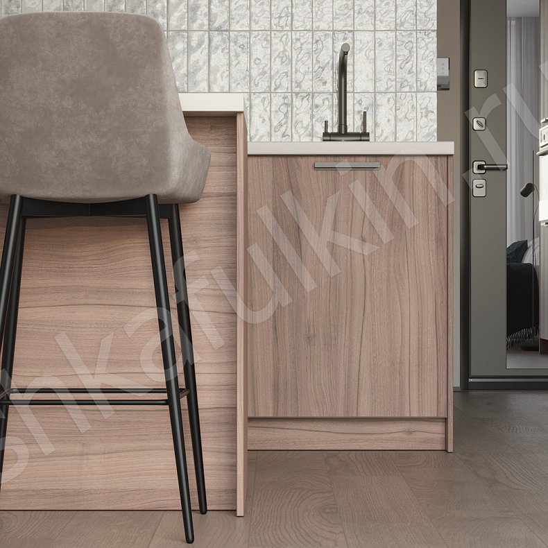 Изображение Кухня Мурано Светлые Коричневый Древесный Скандинавский Для посуды 4