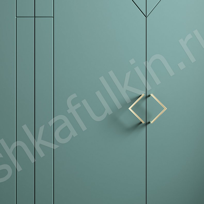 Шкаф Изольда Зеленый Светлые Современный 4х створчатые Гостиная Для вещей 4