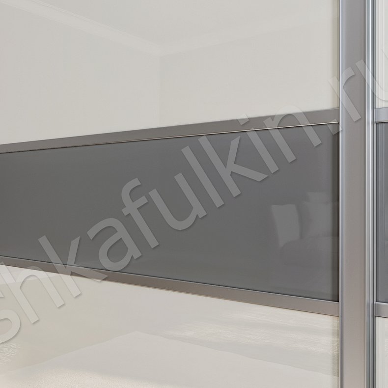 Изображение Шкаф-купе Соло Коричневый Светлые Серый Современный 3х створчатые Гостиная Для вещей 14