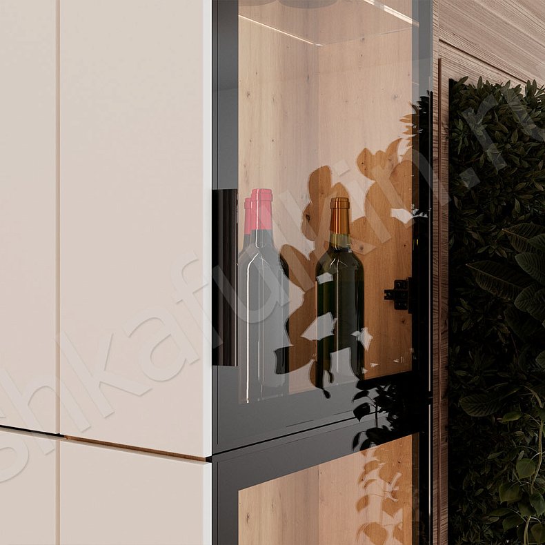 Кухня Арагви Светлые Белый Минимализм   Для посуды Для декора 5