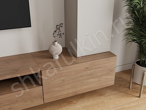 Изображение цвета Стенка Вуди  Скандинавский   Под ТВ