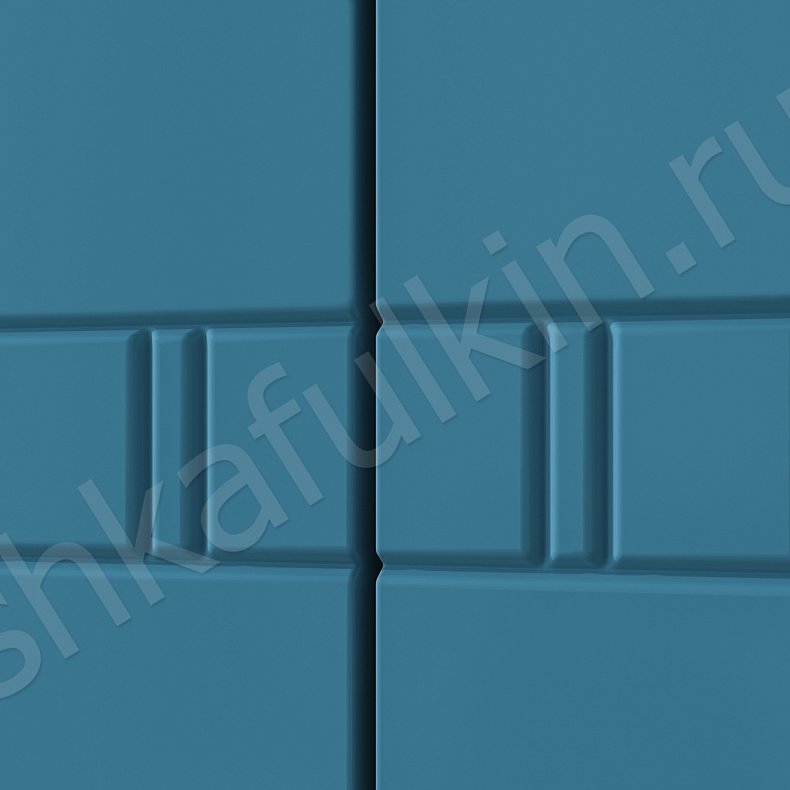 Изображение Шкаф Денница Зеленый Светлые Синий Розовый Красный Цветной Этнический 4х створчатые Гостиная Для вещей Для белья 8