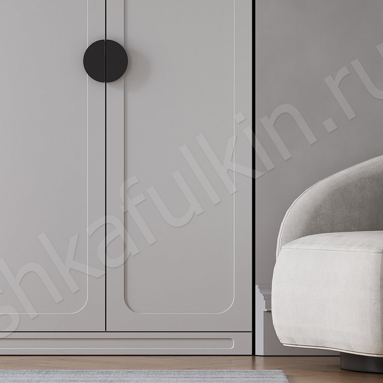 Шкаф Юнайт Светлые Белый Минимализм 6и створчатые Спальня Для вещей 3