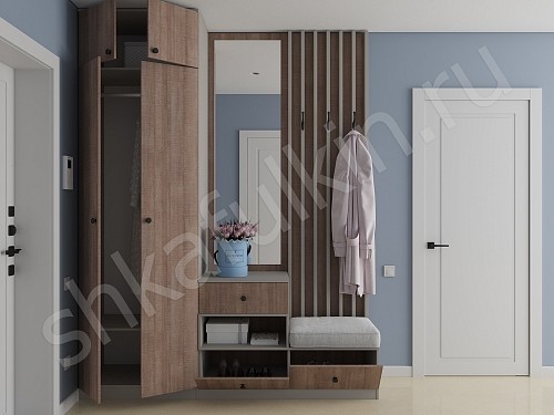 Изображение цвета Прихожая Милли  Минимализм 2х створчатые Прихожая 
