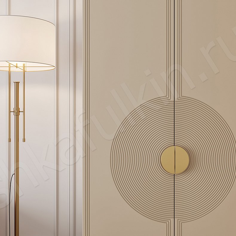 Изображение Угловой шкаф Ришелье Светлые Неоклассика 4х створчатые Гостиная Для вещей 2