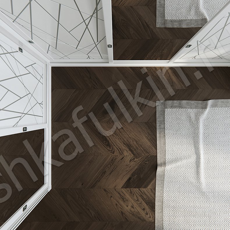 Угловой шкаф-купе Милора Белый Светлые Модерн 5и створчатые Гостиная Для вещей 4