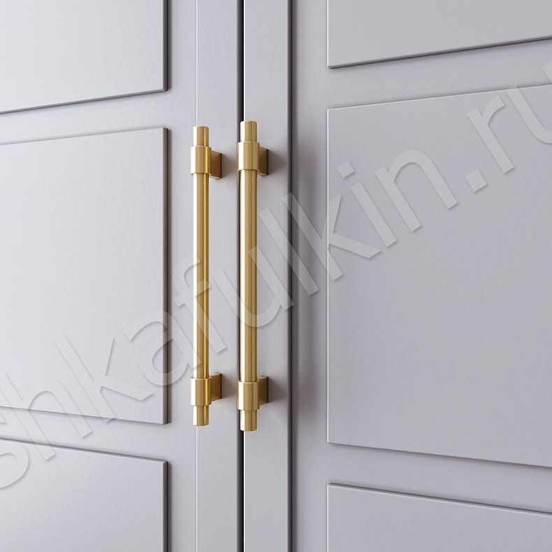 Изображение Шкаф Бруно Белый Светлые Серый Неоклассика 4х створчатые Гостиная Для вещей 8