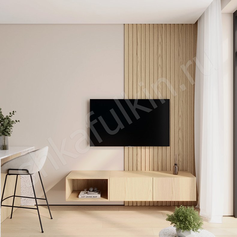 Монти ЖК Ола-Апарт 31 м² Тумба под ТВ