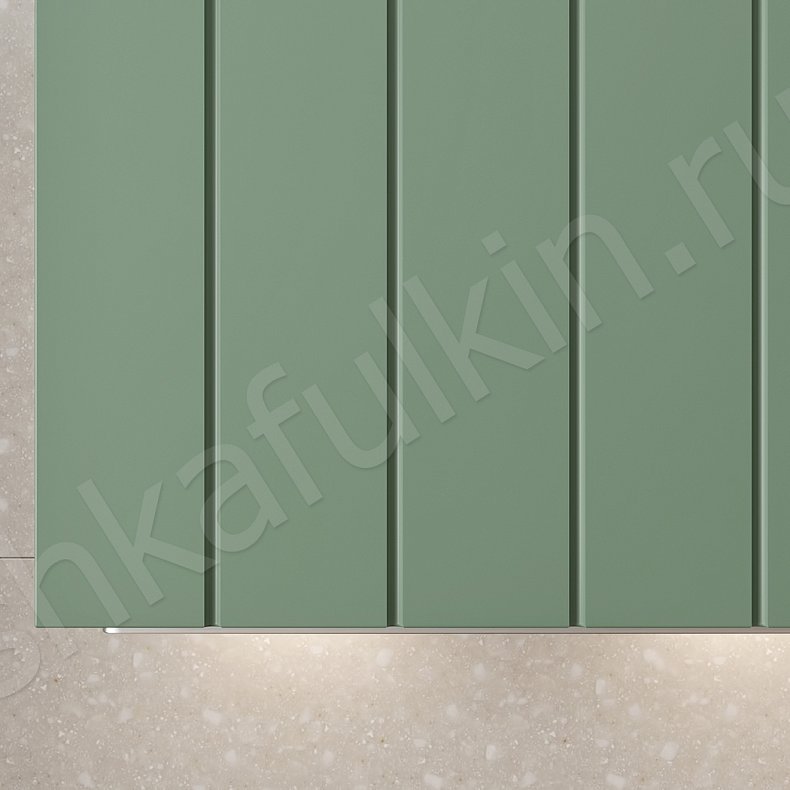 Кухня Пиколетто Черный Светлые Темные Зеленый    Для посуды 11