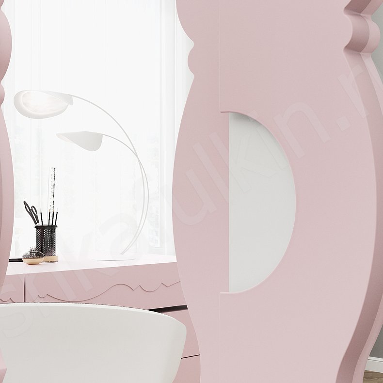 Изображение Гарнитур Мелани Белый Светлые Модерн 3х створчатые Детская Для вещей 13