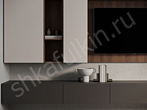 Изображение цвета Стенка Арли Древесный  6и створчатые  Под ТВ