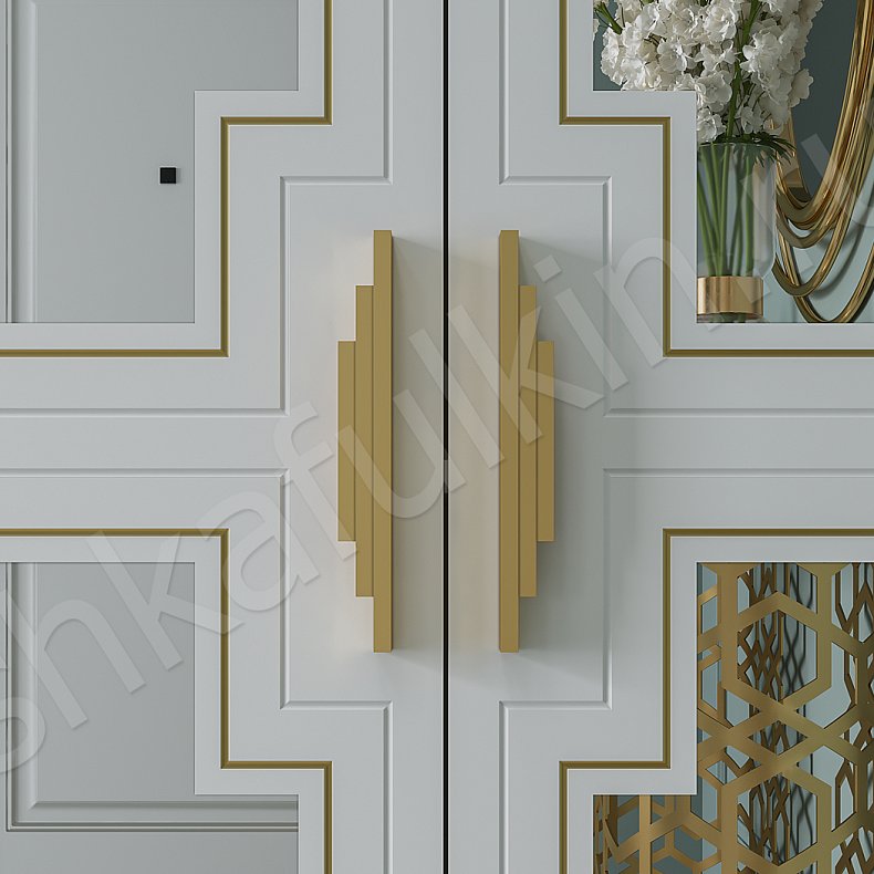 Прихожая Аурелия Светлые Белый Классика 4х створчатые Прихожая Для вещей 8