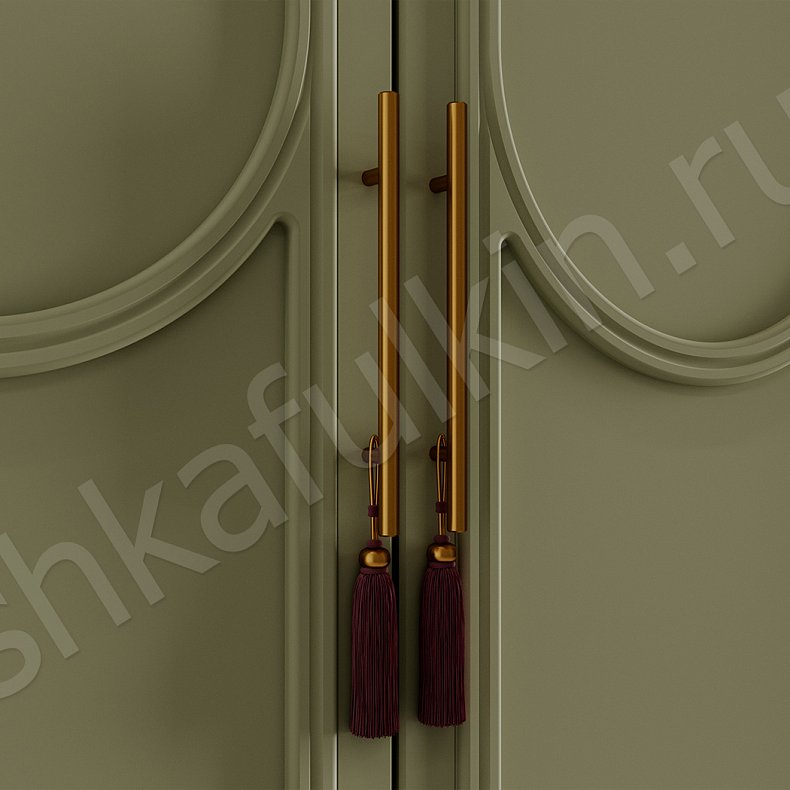 Прихожая Новелла Зеленый Светлые Неоклассика 4х створчатые Прихожая Для вещей 4