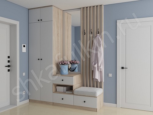 Изображение цвета Прихожая Милли  Минимализм 2х створчатые Прихожая 