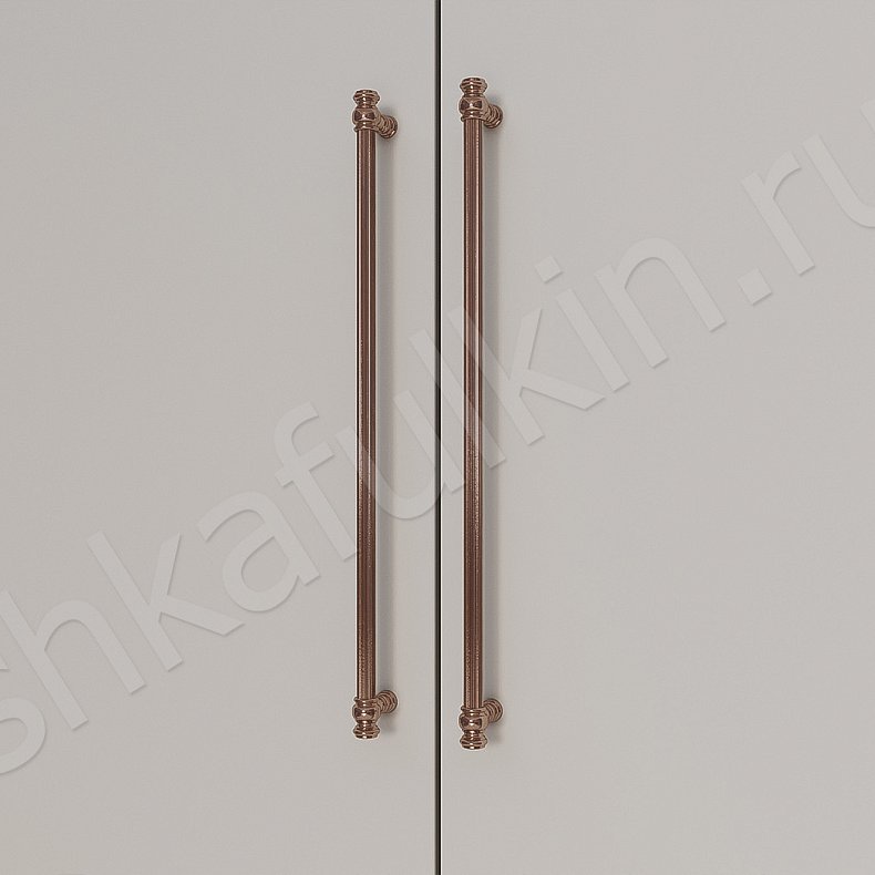 Шкаф Буазери Светлые Белый Классика 3х створчатые Гостиная  4