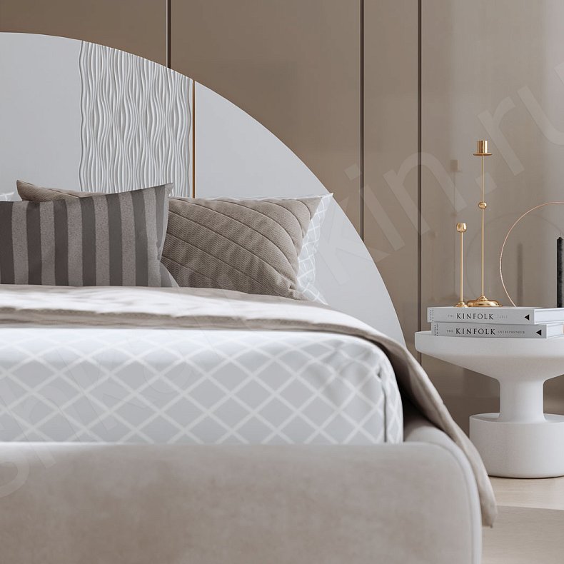 Гарнитур Энгельс Светлые Коричневый Модерн 4х створчатые Спальня Для вещей 9