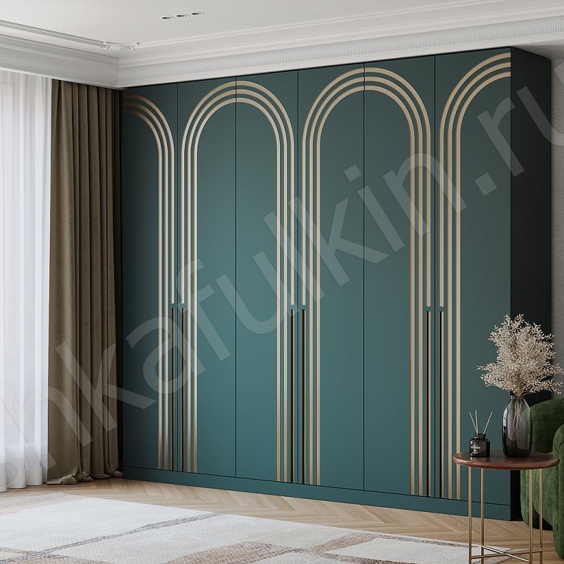 Шкаф Пальмира Темные Классика 6и створчатые Гостиная  1