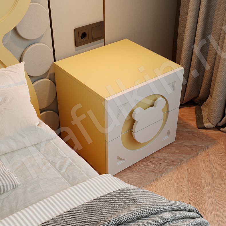 Изображение Детская Винни Светлые Этнический 4х створчатые Детская Для книг Для вещей 3