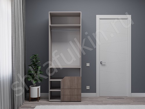 Изображение цвета Шкаф Сонум  Современный 2х створчатые  