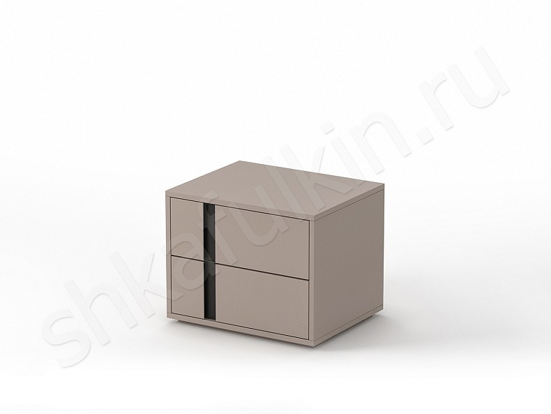 Тумба прикроватная Зиппи Черный Белый Коричневый Серый Светлые Темные Минимализм 2х створчатые Спальня Для декора