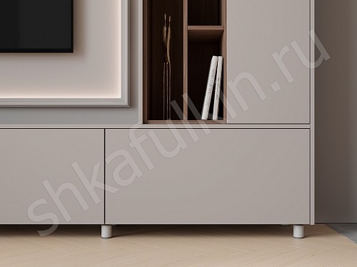 Изображение цвета Стенка Харизма Темные Современный 2х створчатые Гостиная 