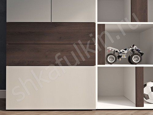 Изображение цвета Шкаф Толли Светлые Современный 6и створчатые  