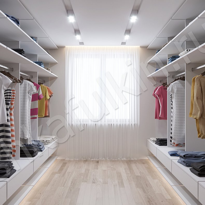 Гардеробная Пронто Белый Минимализм  Гардеробная 