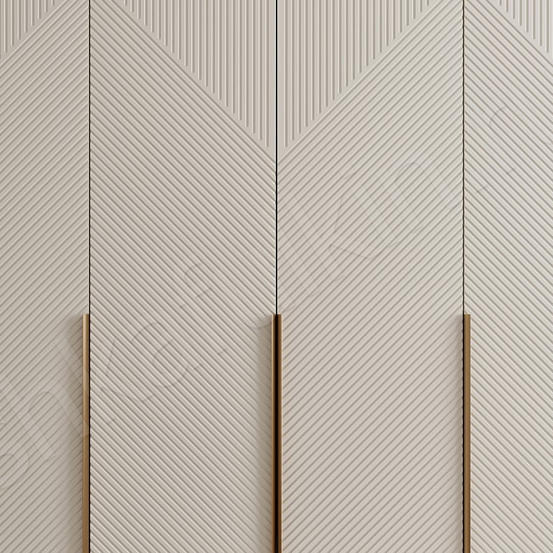 Изображение Шкаф со стеллажом Нотариус Белый Древесный Светлые Современный 4х створчатые Гостиная Для книг Для декора Для вещей 2