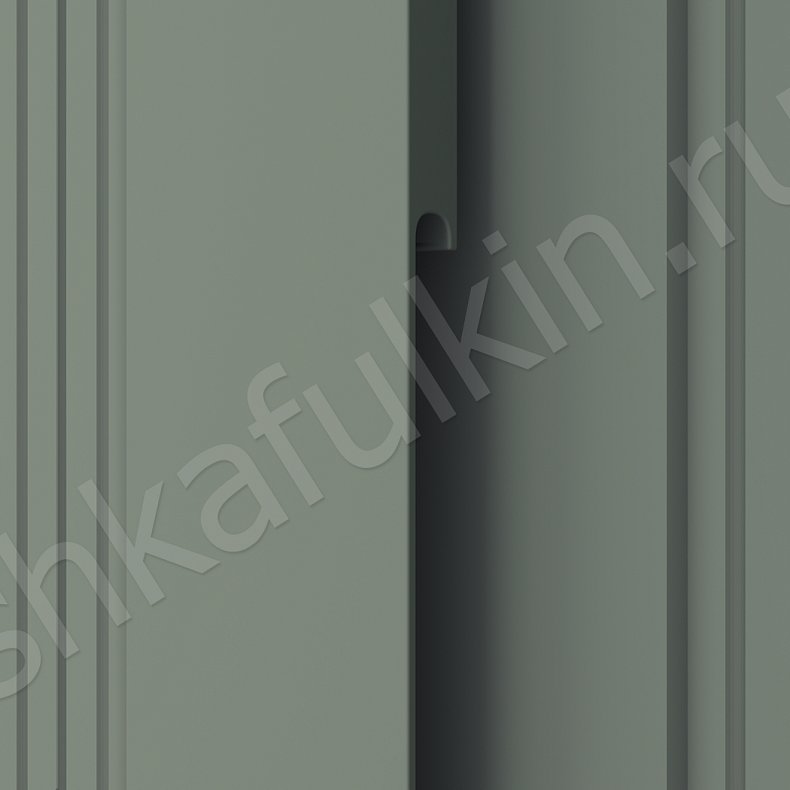 Шкаф-купе Скаволлини Цветной Коричневый Светлые Зеленый Неоклассика 3х створчатые Коридор Для вещей 12