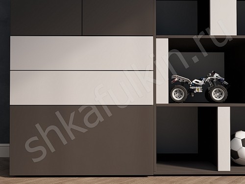 Изображение цвета Шкаф Толли Светлые Современный 6и створчатые  