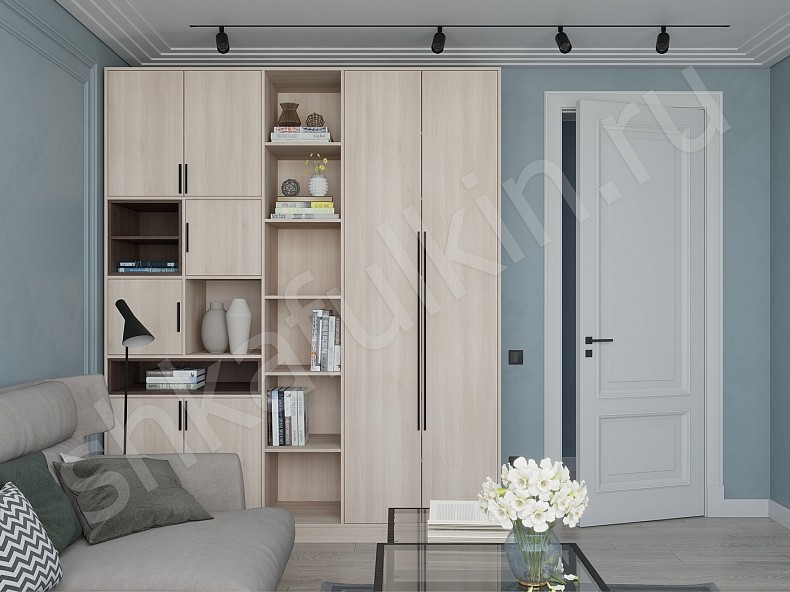 Изображение цвета Шкаф Бесто Белый Минимализм   Для книг