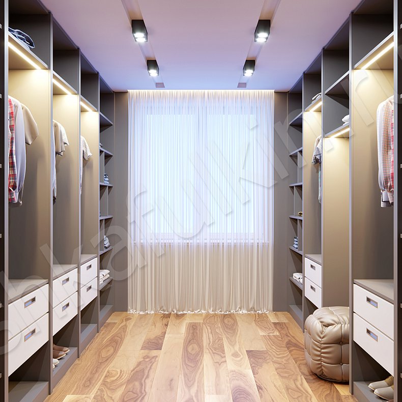Гардеробная Лорд  Хай-тек  Гардеробная  7