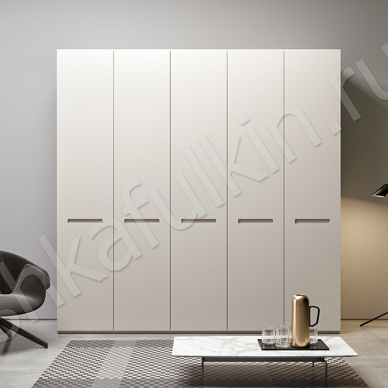 Распашной шкаф Матео Белый Цветной Синий Светлые Минимализм 5и створчатые Гостиная Для вещей 2