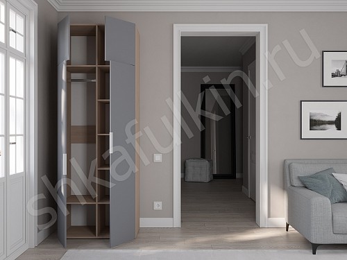 Изображение цвета Шкаф Тони Светлые Современный 2х створчатые  