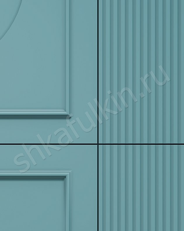 Мебель в ванную Маура Светлые Синий Цветной Неоклассика   Для вещей 4