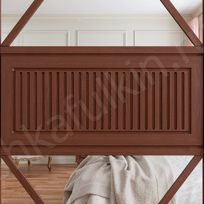 Изображение Шкаф-купе Версаль  Классика 3х створчатые Спальня Для вещей 3