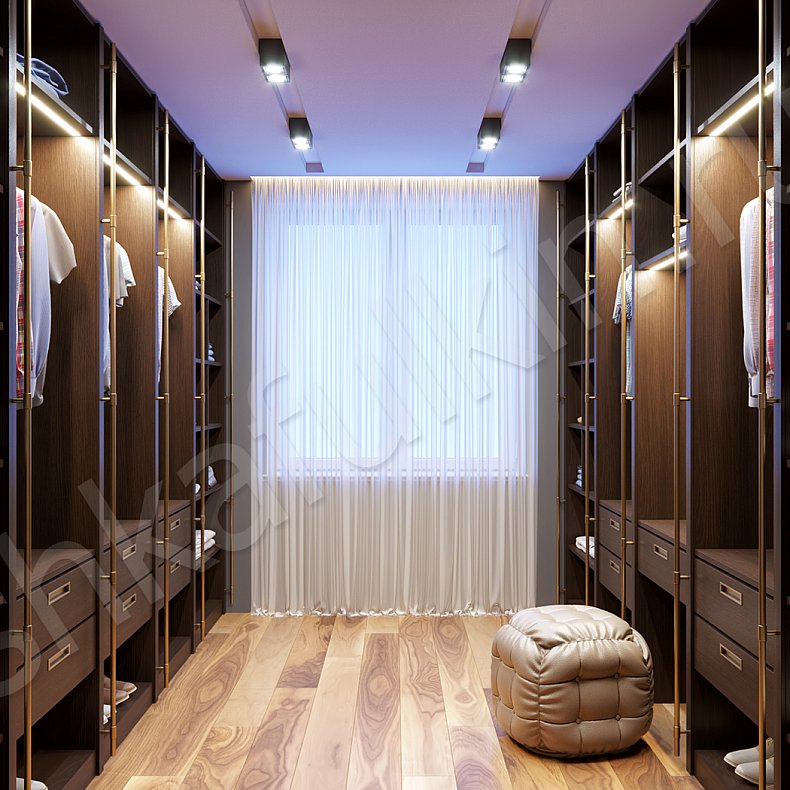 Гардеробная Монреаль Древесный   Гардеробная  1