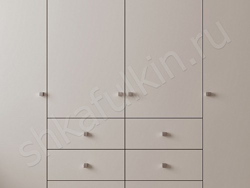 Корпусный шкаф Джерри Белый Прованс 4х створчатые Спальня 